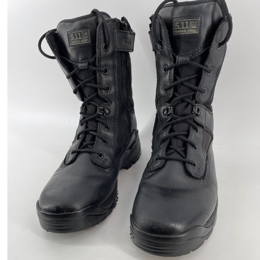 5.11 Tactical Boots Men's 10.5 Black ATAC Side Zip Performance Workwear Utility - Picture 6 of 9